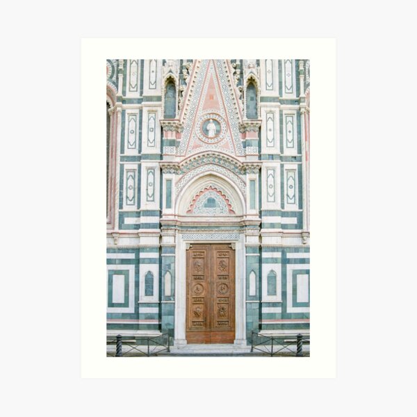 Florence Italy Duomo Church Door Photography Art Print