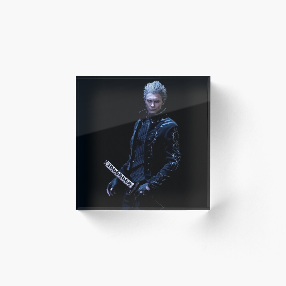 Vergil Autism Warrior Pearl Postcard Print Devil May Cry 