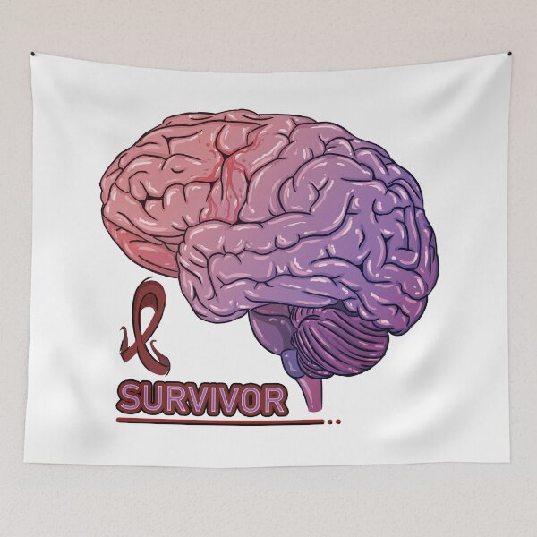 Item preview, Brain Aneurysm Survivor designed and sold by BramsDesigns.