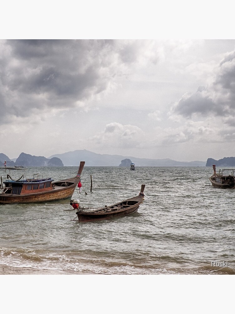 Longtail Boats of Koh Yao Noi by Ruski