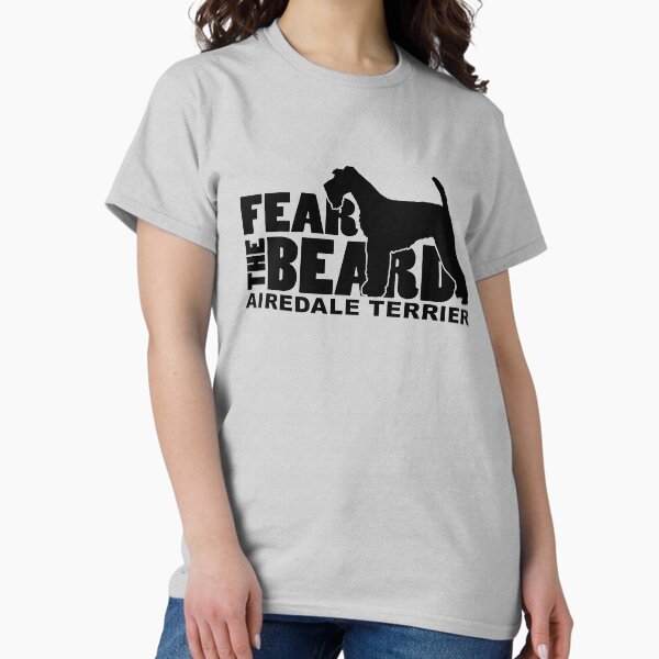 Item preview, Fear the Beard - Funny Gifts for Airedale Terrier Lovers designed and sold by traciwithani.