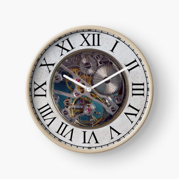 Steampunk Gears Clock Horloge