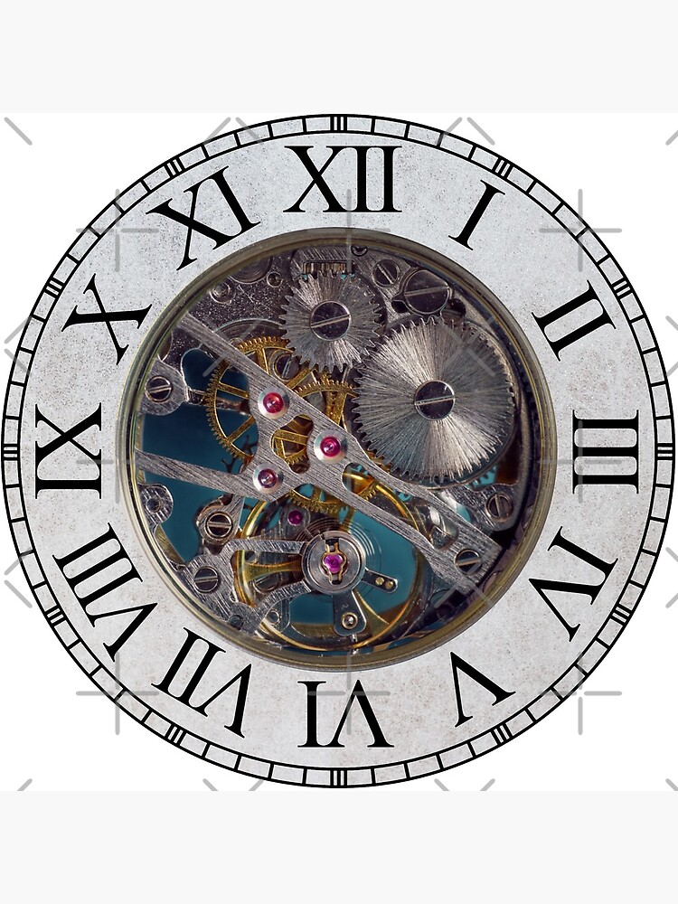 Steampunk Gears Clock by FantasySkyArt