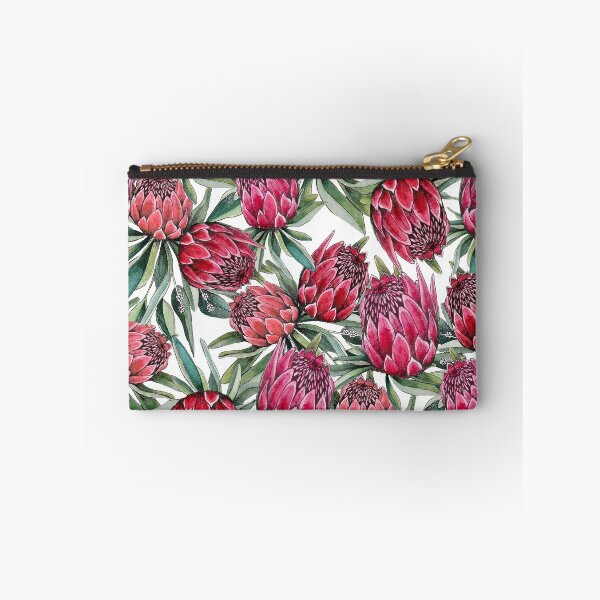 Item preview, Protea flower Watercolor on white designed and sold by MagentaRose.