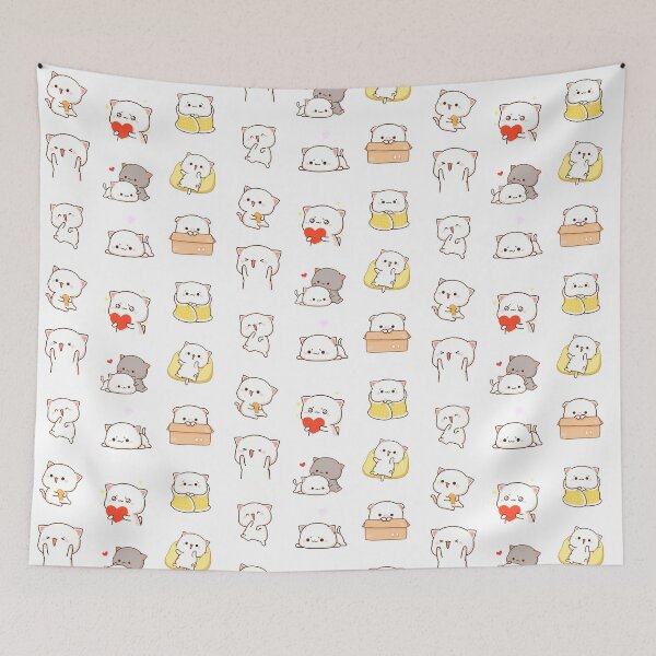 Item preview, Chibi Cat Set 9 Pieces Line designed and sold by Wannabe Art.