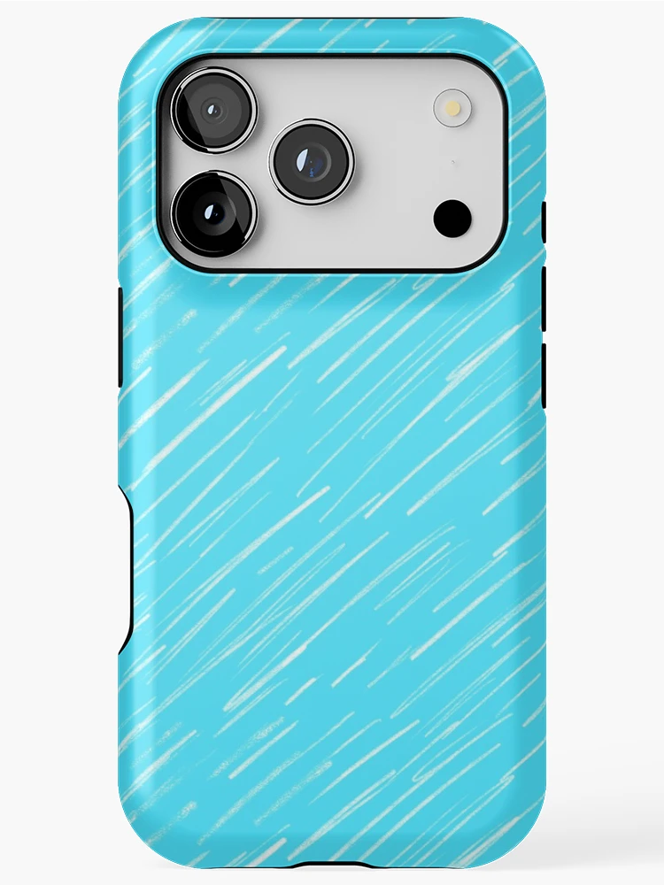 Thumbnail 1 of 4, iPhone Case, 19 Blue Scratch designed and sold by MathisDesigns.