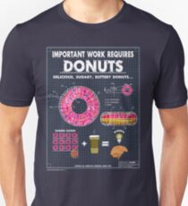 Donut Blueprint Unisex T-Shirt
