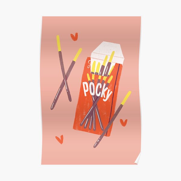 Pocky Time - Pink Poster