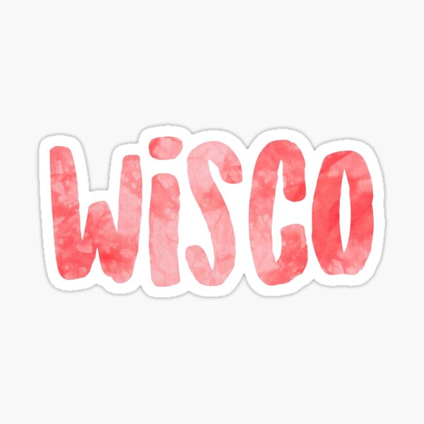 Wisco Sticker For Sale By Norcalkara Redbubble