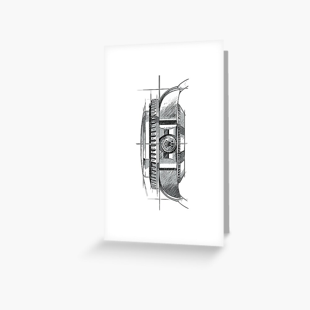 ROLEX WATCH Greeting Card
