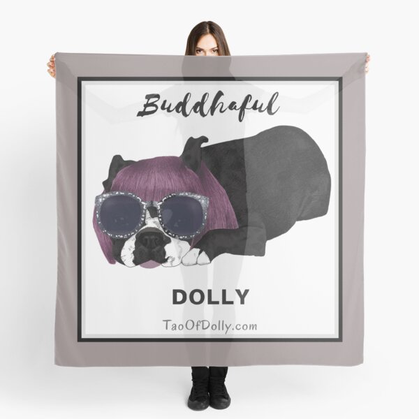 Buddhaful Dolly - Black Border Scarf