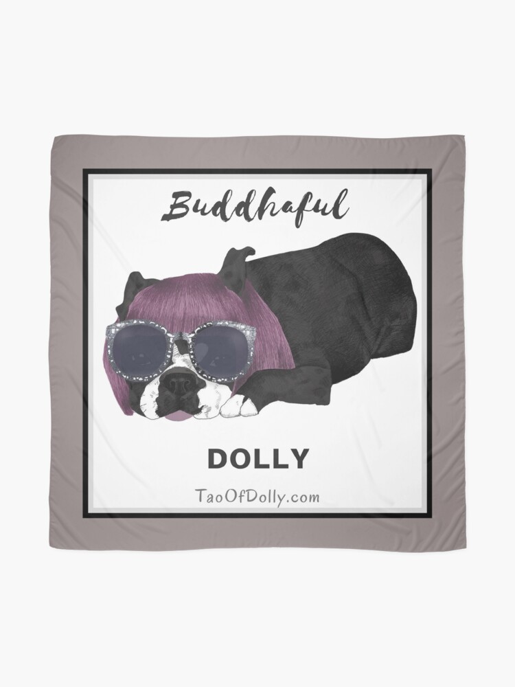 Alternate view of Buddhaful Dolly - Black Border Scarf