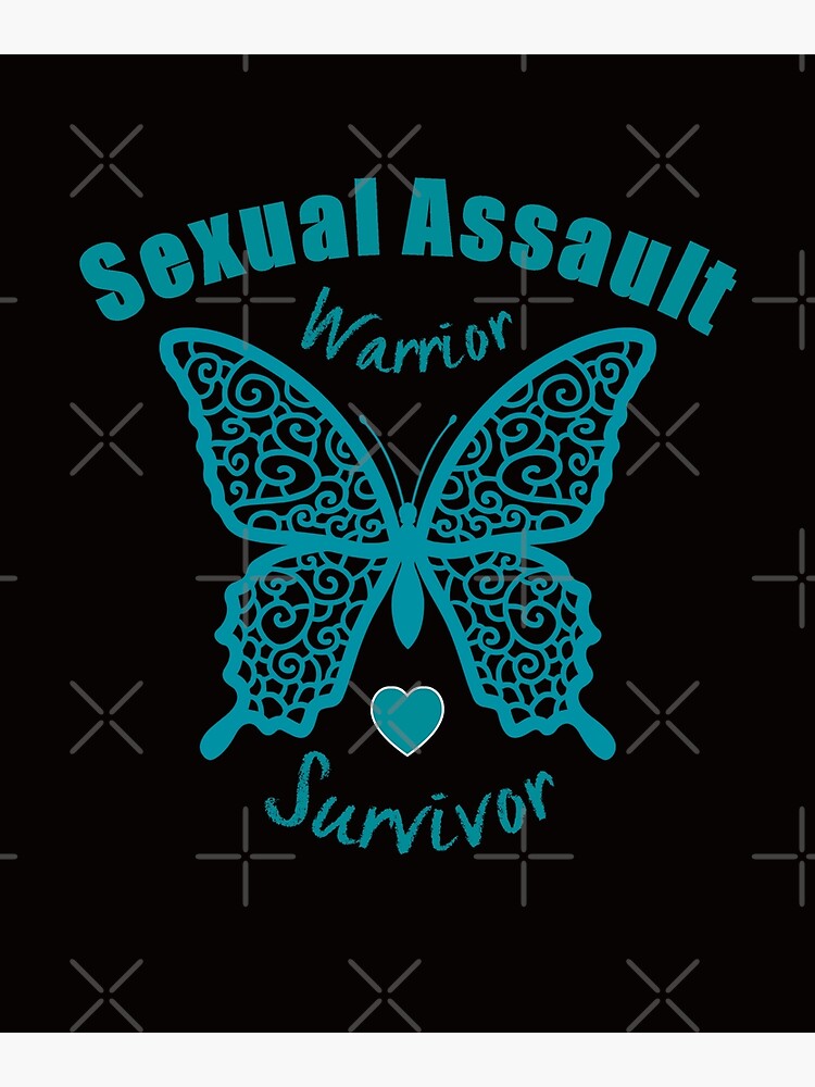 Sexual Assault Warrior Survivor Lace Butterfly Poster By Wordsonly Redbubble 2260