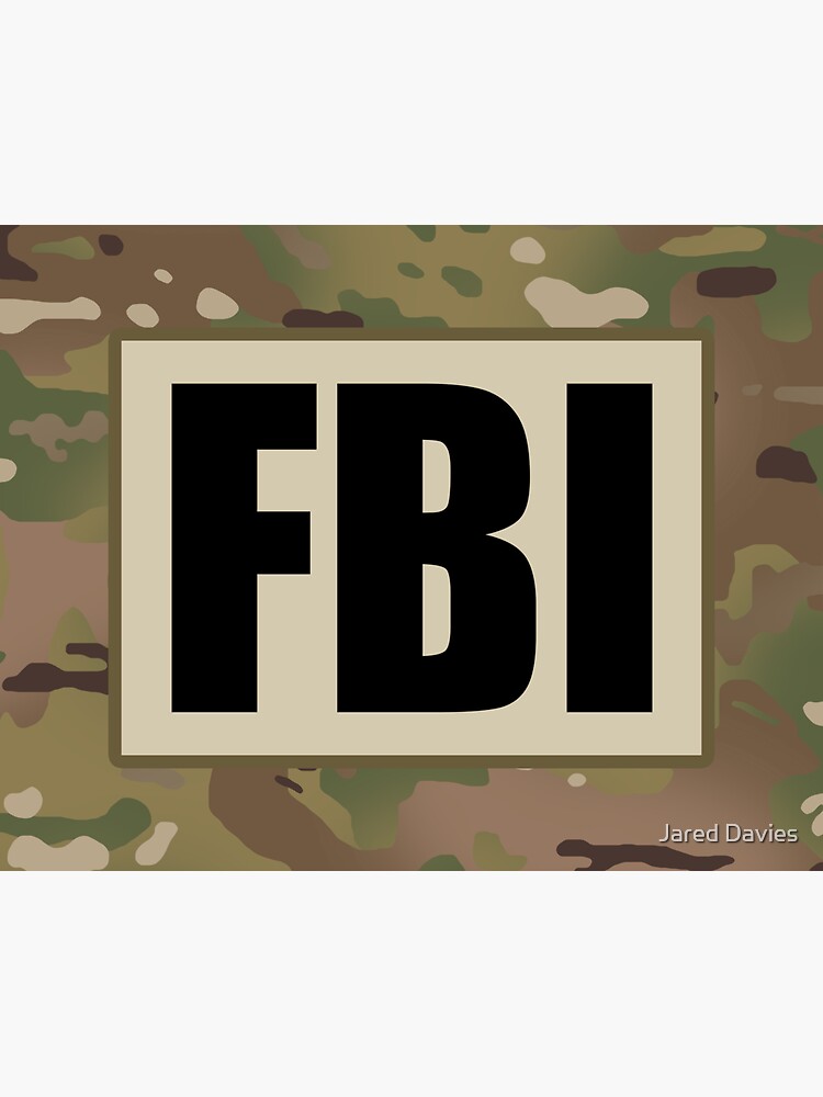 "FBI " Sticker For Sale By MilitaryCandA | Redbubble