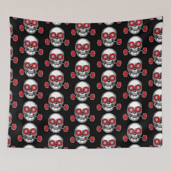 Item preview, Weighlifting Powerlifting Skull designed and sold by SusanaDesigns.