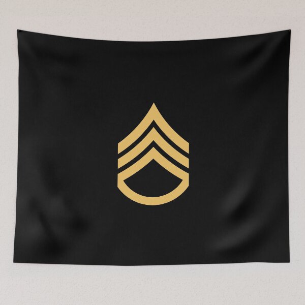 Item preview, Staff Sergeant (Black & Gold) designed and sold by Jared Davies.
