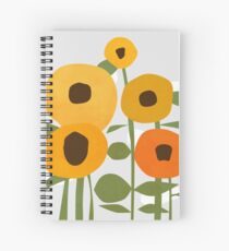 Sonnenblumen Spiralblock