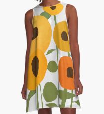 Sunflowers A-Line Dress