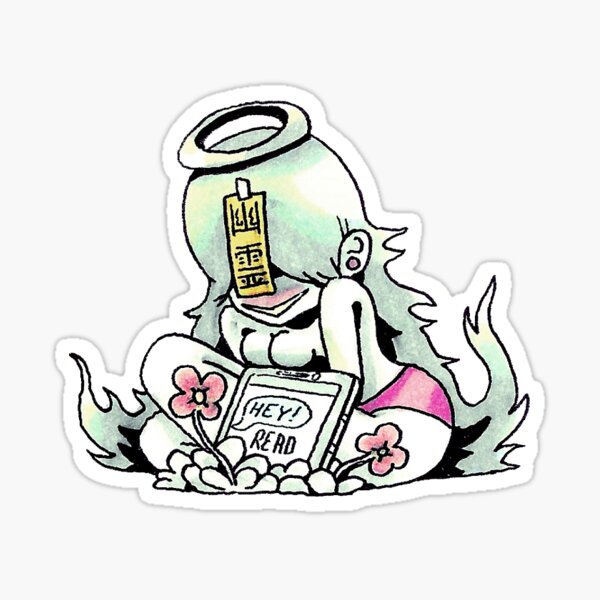 Ghost Girl Sticker