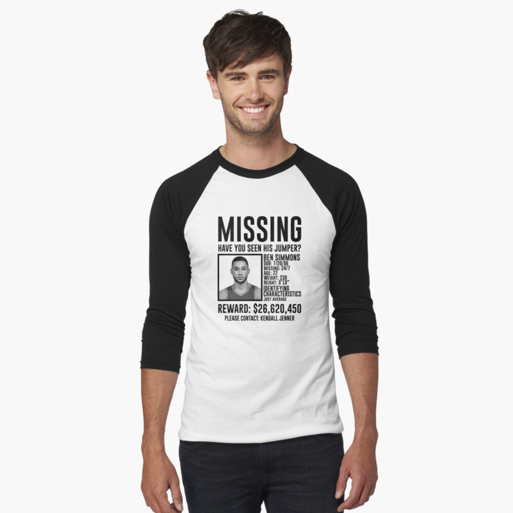 Ben Simmons Missing Jump Shot Funny V-Neck T-Shirt