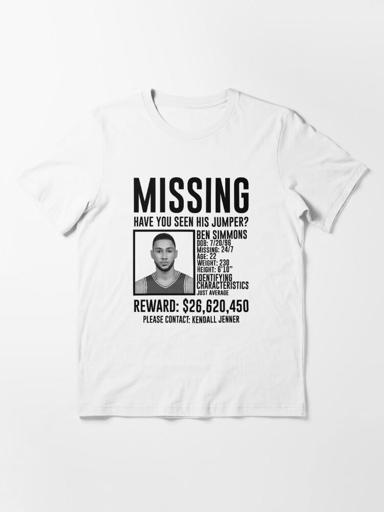 Ben Simmons Missing Jump Shot Funny | Essential T-Shirt