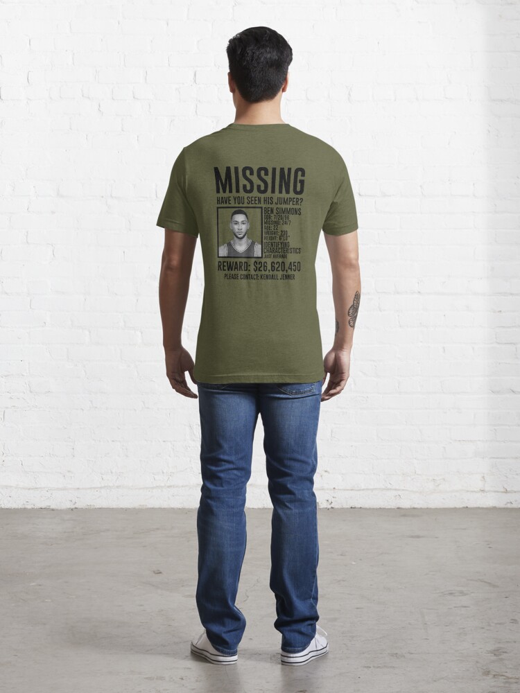 Ben Simmons Missing Jump Shot Funny V-Neck T-Shirt