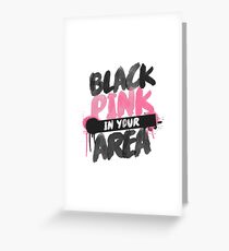 BLACKPINK in deiner Nähe Grußkarte
