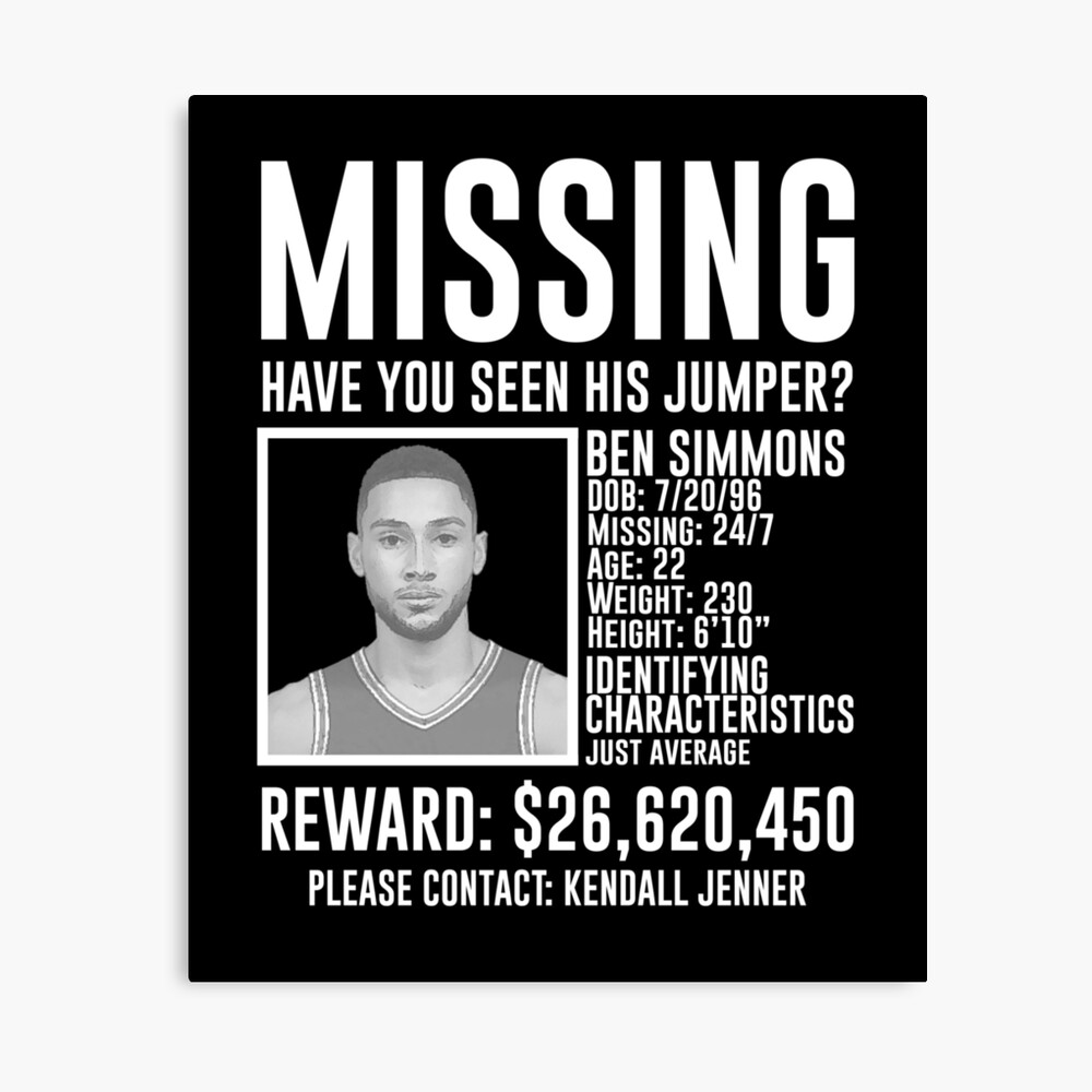 Ben Simmons Missing Jump Shot Funny V-Neck T-Shirt