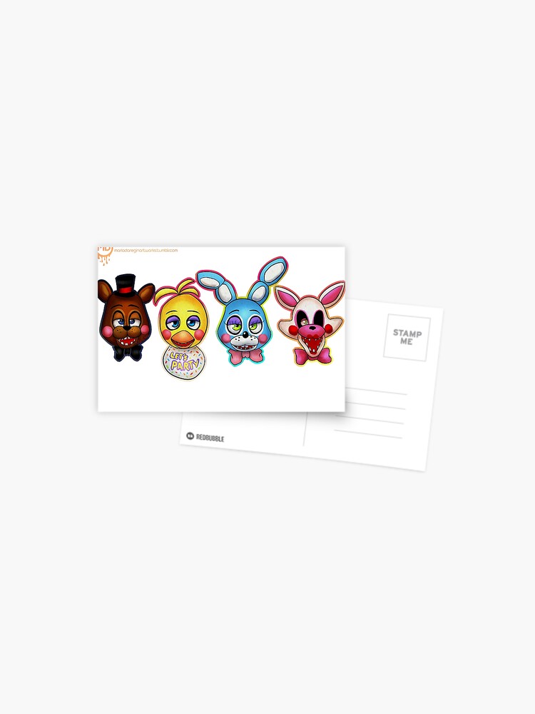 FNAF 1 Postcard for Sale by AngrySlowpoke