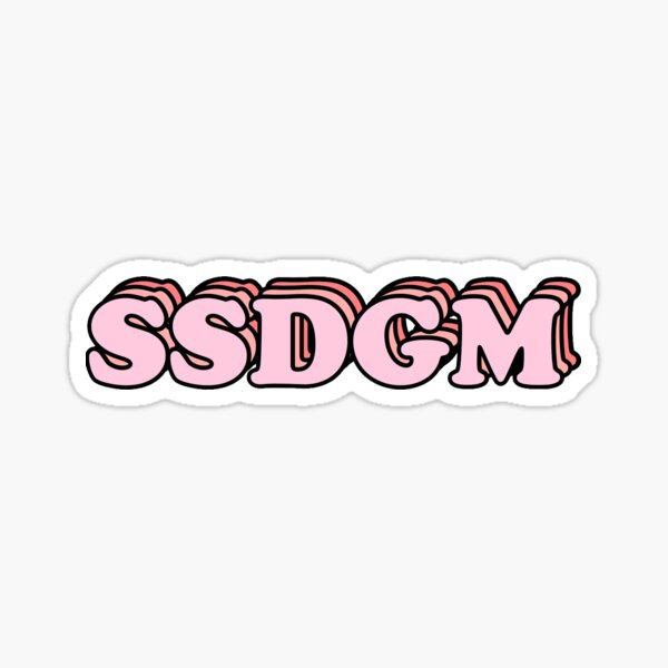 SSDGM Sticker