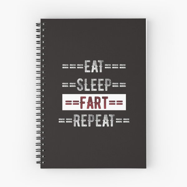 Item preview, Funny Fart Gift - Eat Sleep Fart Repeat  - Distressed Text Design designed and sold by TrndSttr.