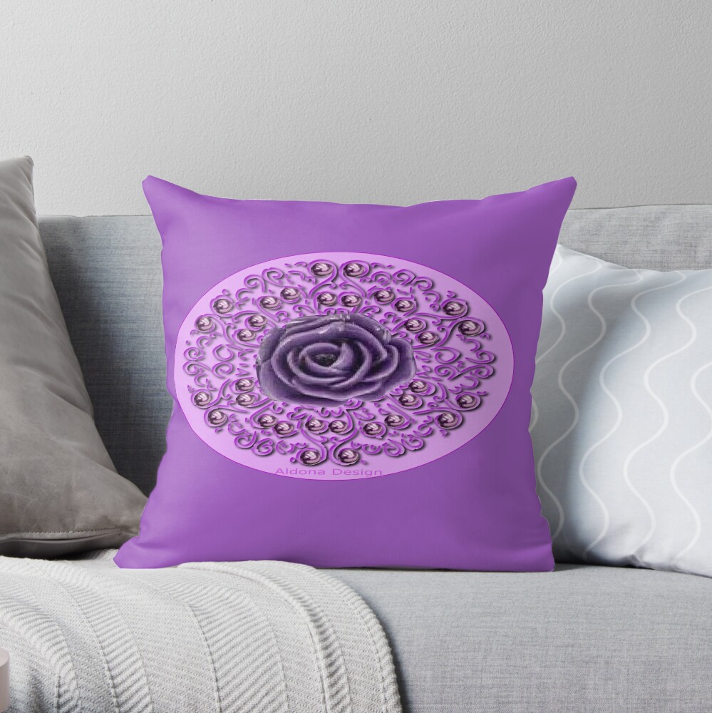 Lavender Pattern Throw Pillow For Sale By Aldona Redbubble   Throwpillow,small,1000x Bg,f8f8f8 C,0,200,1000,1000.u3 