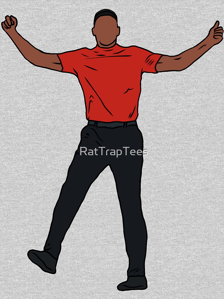 Tiger Woods Celebration by RatTrapTees