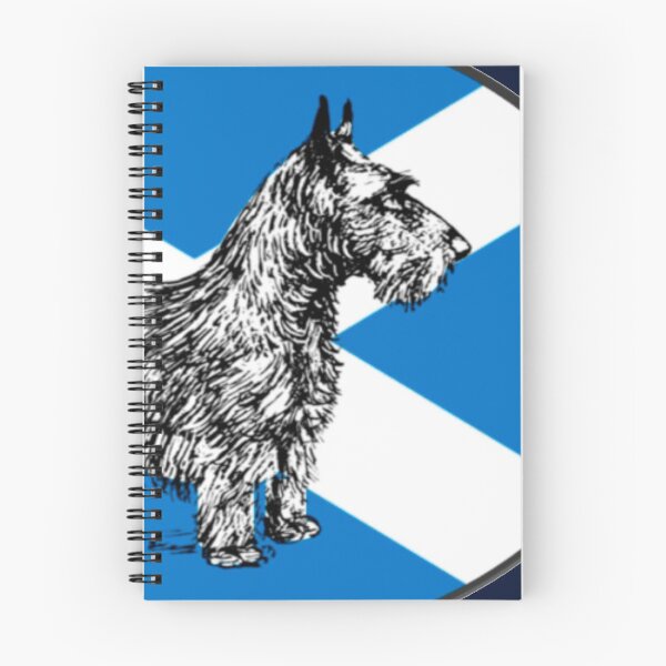 Item preview, Scottie Dog Scottish Terrier, with the flag of Scotland designed and sold by headpossum.