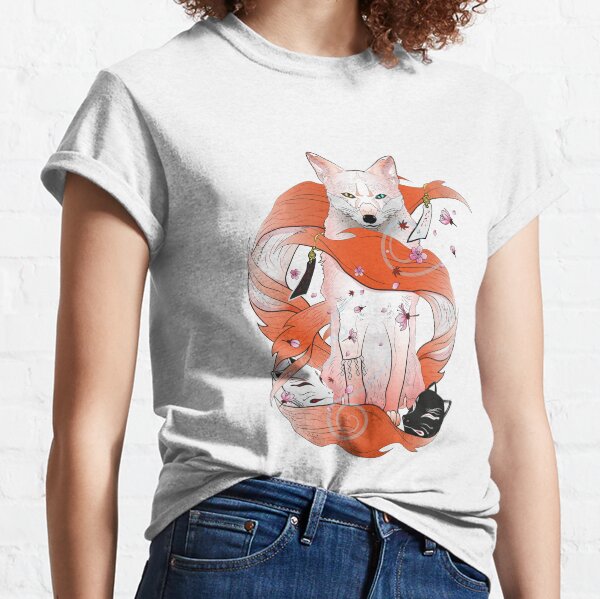 Red Kitsune Classic T-Shirt