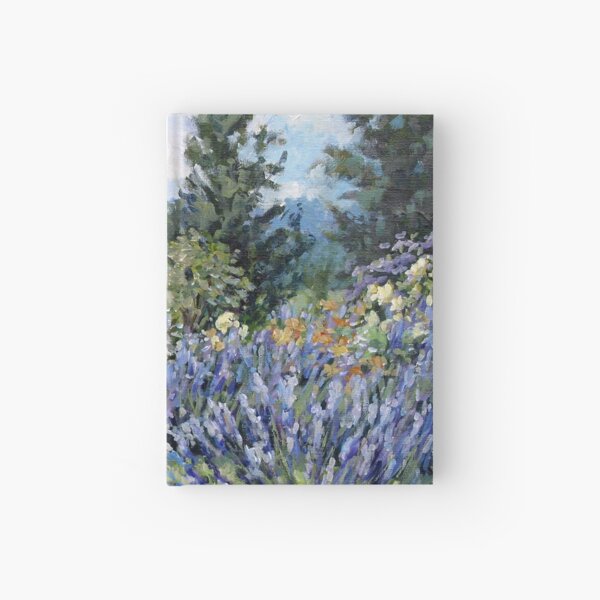 Lavender Profusion — Burgundy, France Hardcover Journal