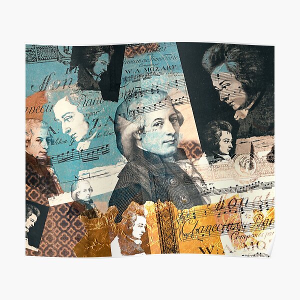 Wolfgang Amadeus Mozart Poster