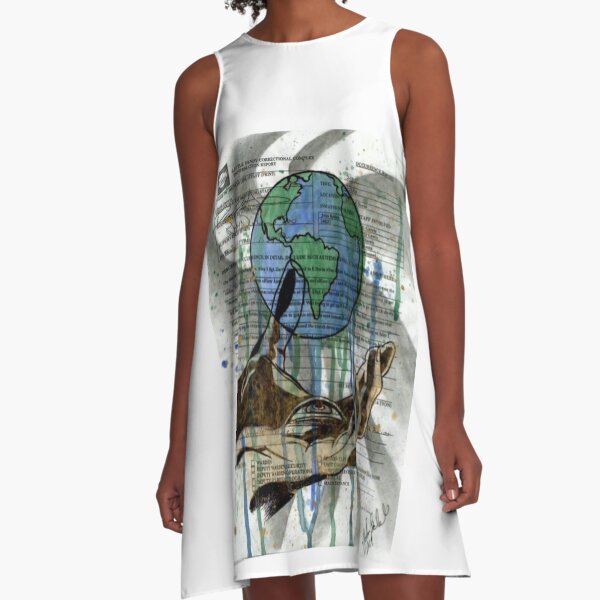 Out of My Hands A-Line Dress