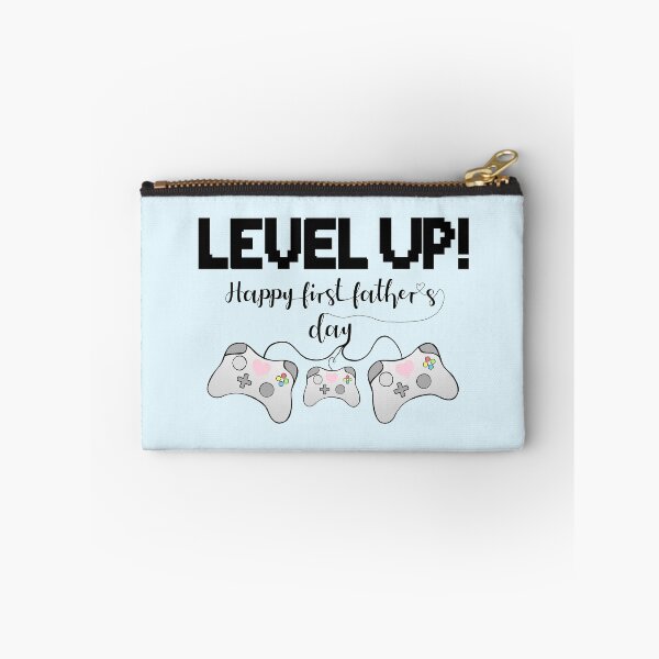Item preview, Gaming - Happy First Father's Day - GAMER - LEVEL UP! designed and sold by JTBeginning-x.