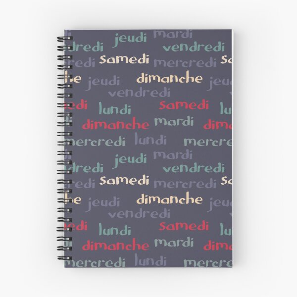 Item preview, French days of the week designed and sold by GreenNote.