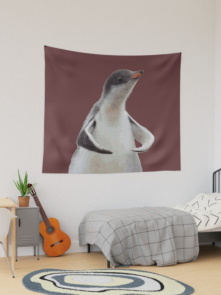  Tapestry, Cute Penguin Fishing Tapestry for Bedroom