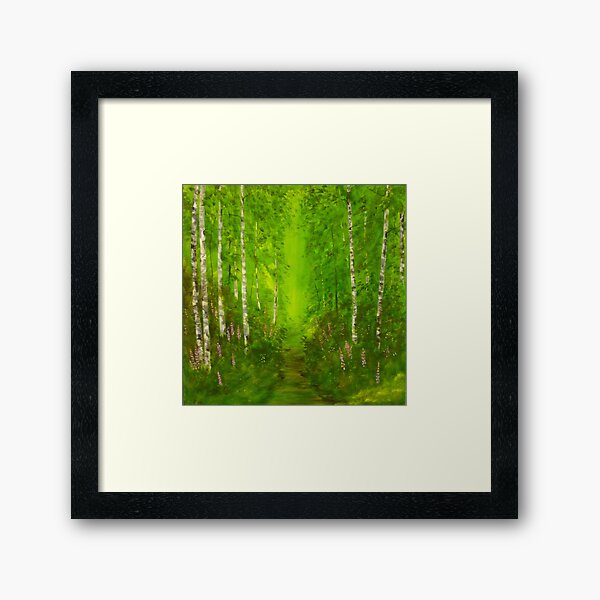 Spring Walk Framed Art Print