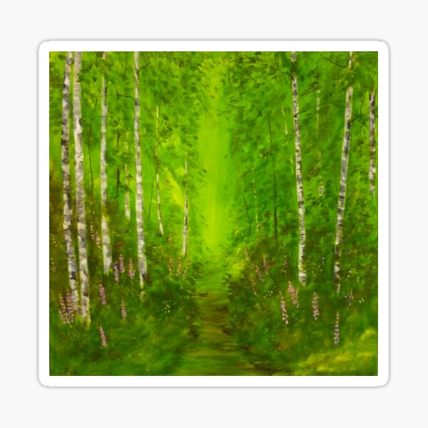 Spring Walk Sticker