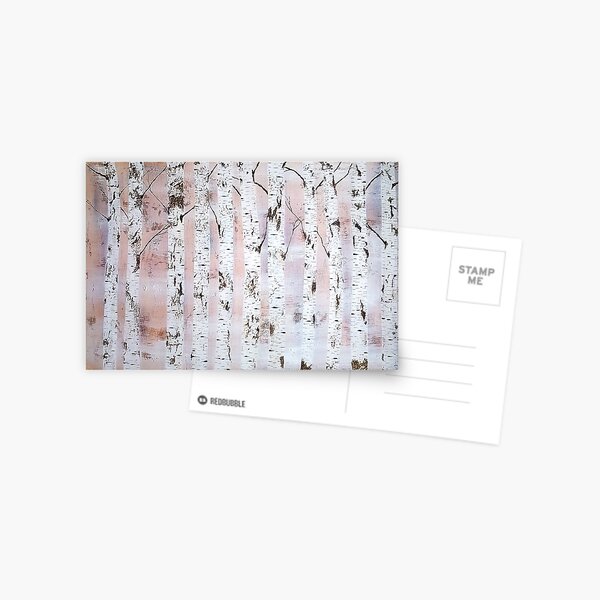 Rustic Trees Postcard