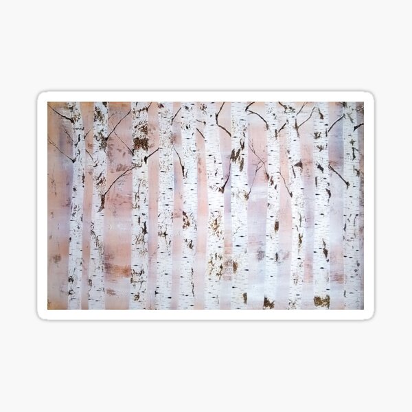 Rustic Trees Sticker
