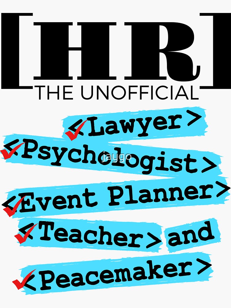 Hr Unofficial Roles - Funny Human Resources T-Shirt Hr Unofficial Roles - Funny Human Resources T-Shirt