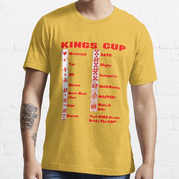 Kings Cup Card Game Drinking Game Gift Drinking Poster by shirtzz123