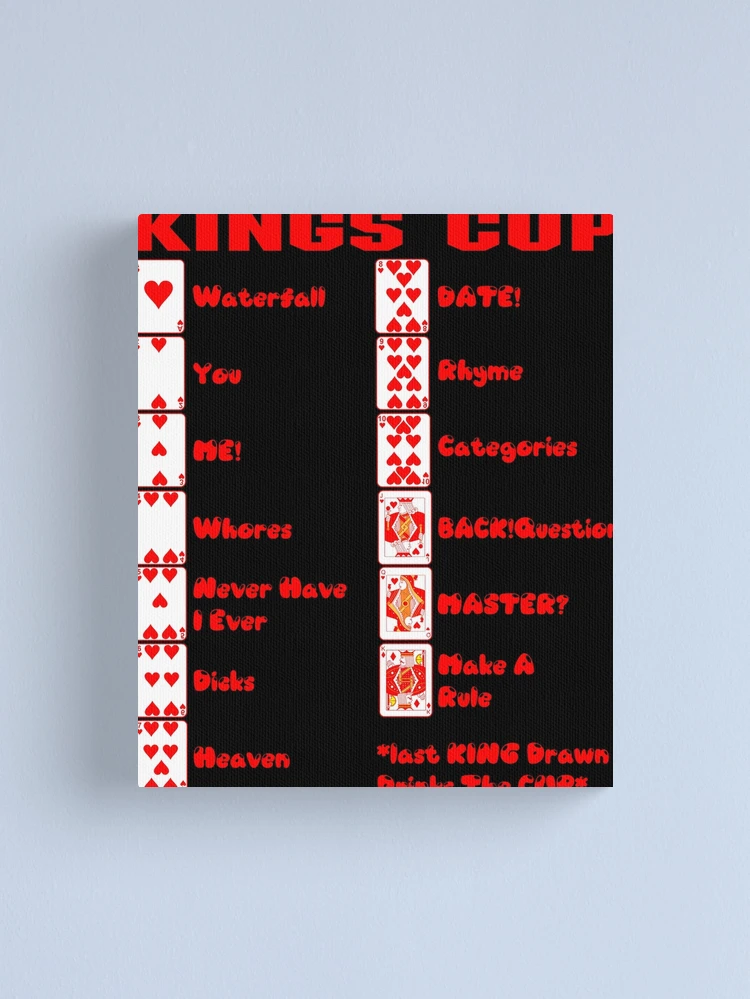  Brewski Brothers Kings Drinking Game Playing Cards - Waterproof  Custom Plastic Cards with Instructions on The Cards - Ring of Water,  Waterfall, King's Cup