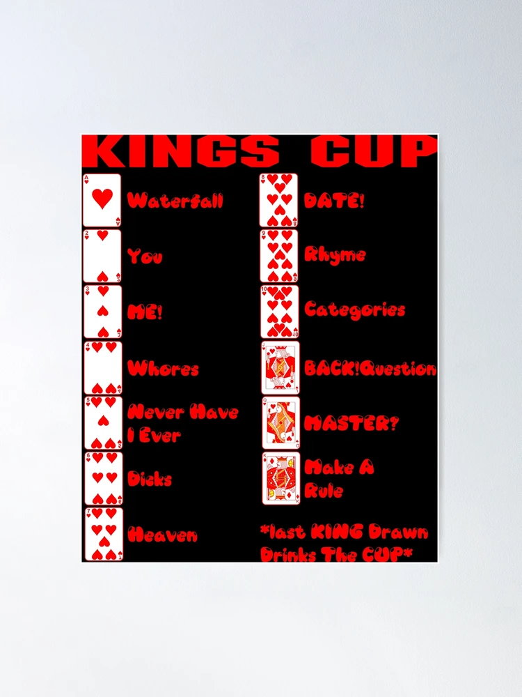 King's Cup Game, King's Cup Drinking Game, Drinking Games, Drinking Card  Games 