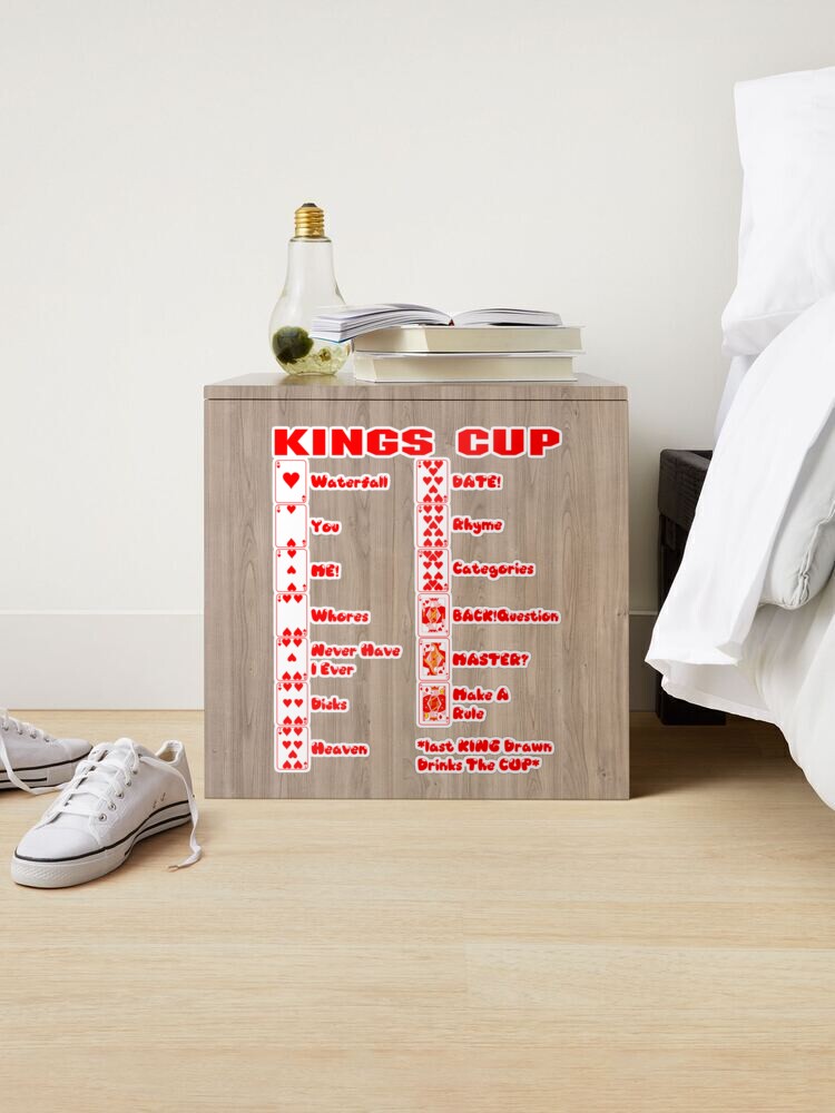 Kings Cup Card Game Drinking Game Gift Drinking Poster by shirtzz123